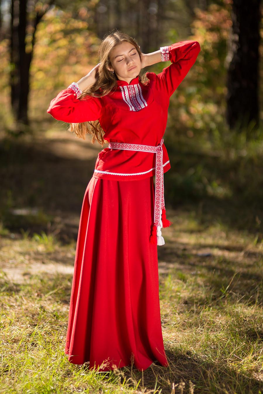 Underwear Women in Slavic costumes in Ufa